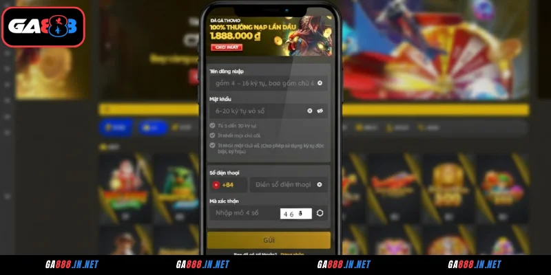 Đăng Ký GA888 - Hướng Dẫn Tạo Tài Khoản Cá Cược Trong 3 Bước 2 Điều kiện cần đáp ứng để đăng ký GA888 thành công